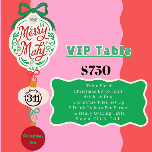 VIP Table For Merry Mahj