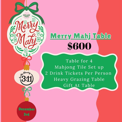 Merry Mahj Table