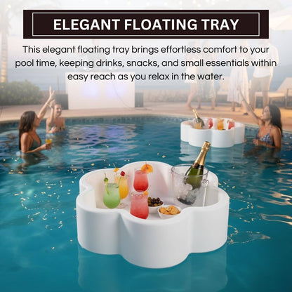 Floating Wave Flower Drink Holder for Pool & Hot Tub