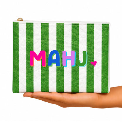 Mahjong Pouch | MAHJ Club Stripe