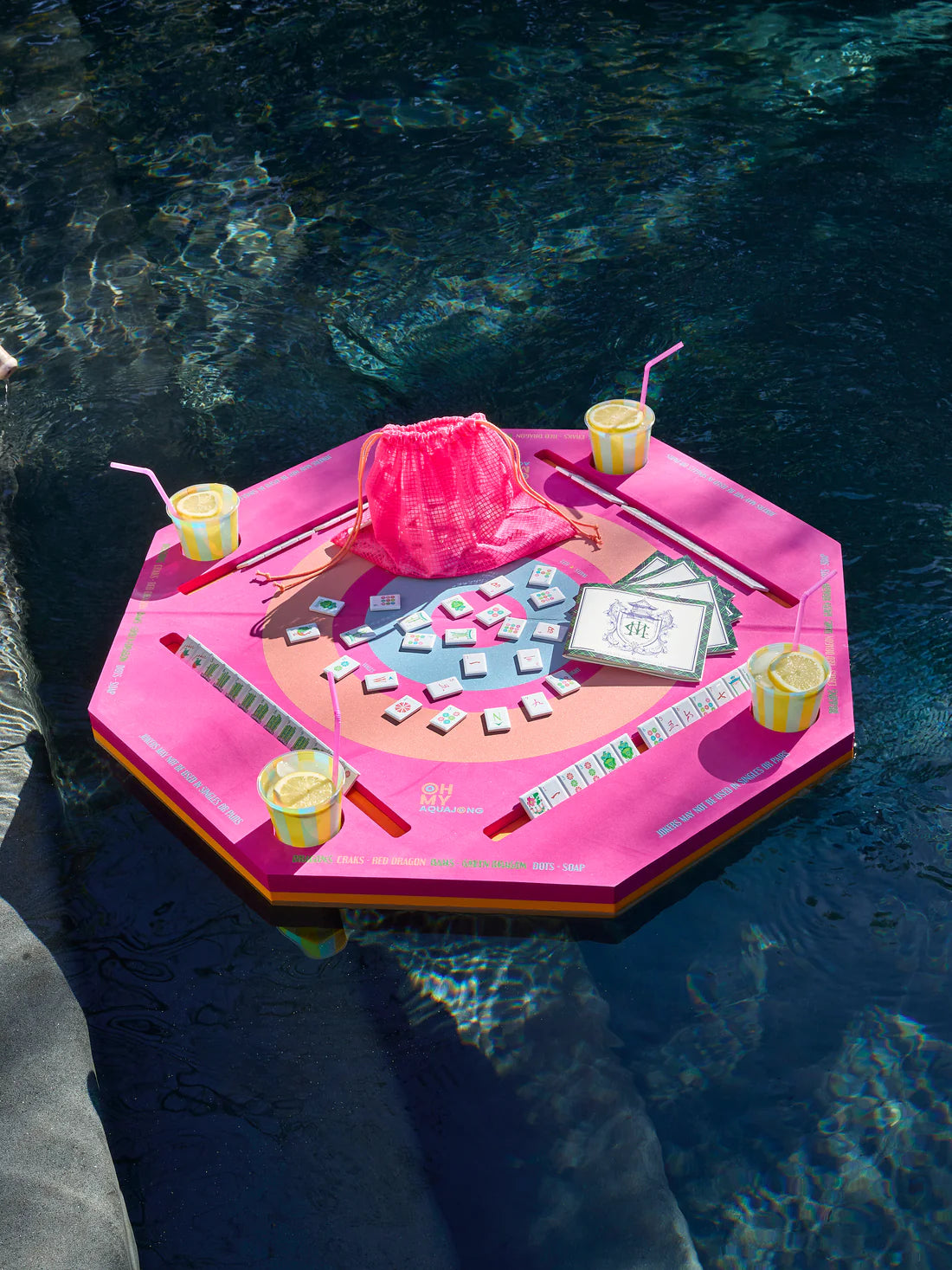 OMM Aqua Mahj Pink & Orange Mat