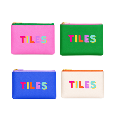 Mahjong Tile Storage Bag Mahjong Gift | Pink